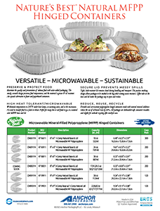 Nature's Best Natural MFPP Hinged Containers