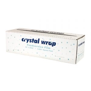 Crystal Wrap CW183 - 18" x 3,000' Roll Cling Film Cutter Box